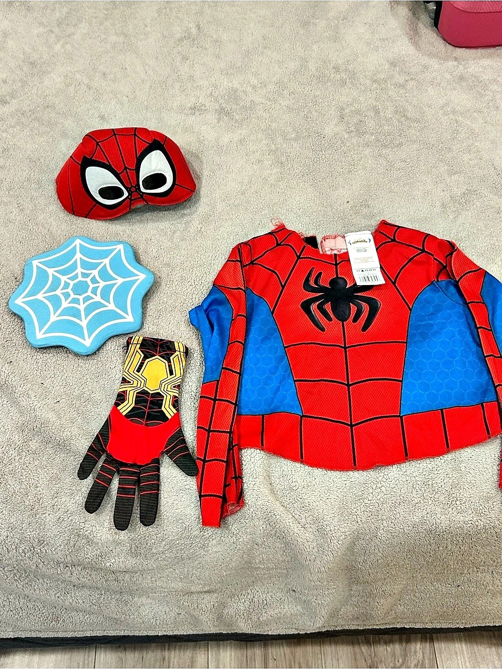 Marvel Spider-Man Costume Set Red & Blue
